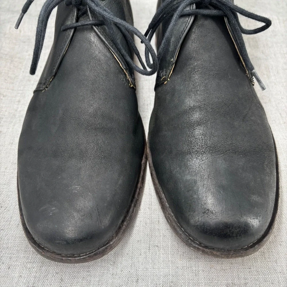 FRYE Phillip Chukka Boots Black Leather Lace Up‎ Business Shoes Men's Size 11